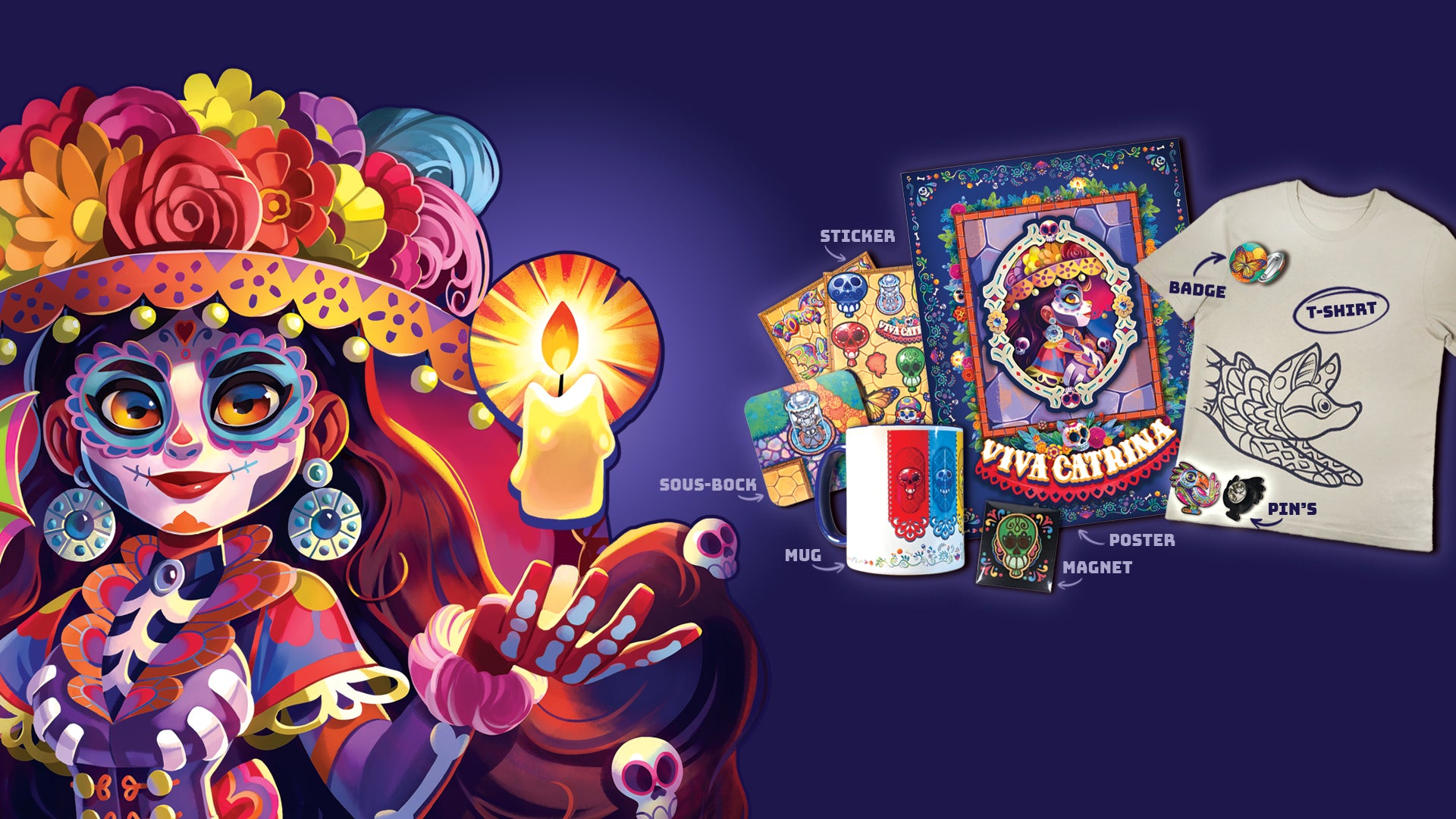 bannière de présentation des produits Viva Vatrina