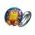 badge métal finition matte bougie viva catrina