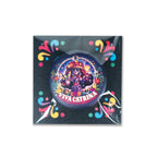 badge métal finition matte logo viva catrina