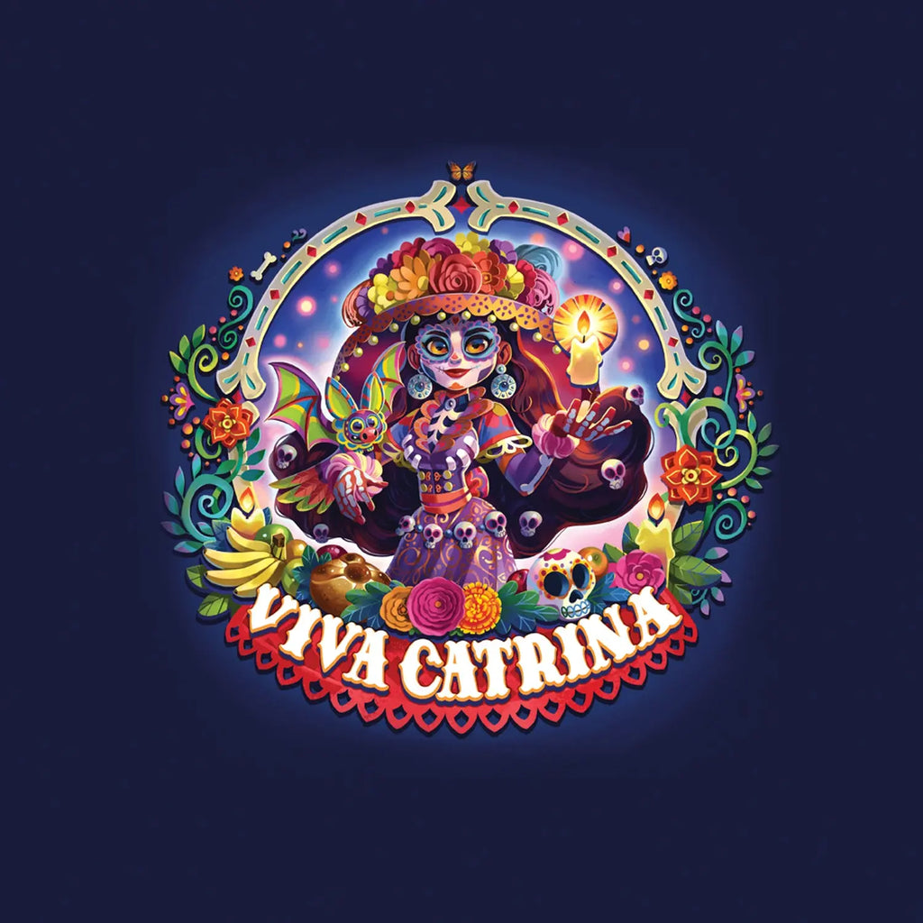 badge métal finition matte logo viva catrina
