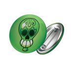 badge métal finition matte ballon vert viva catrina