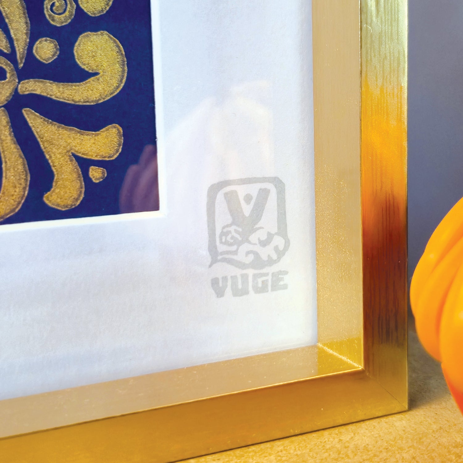 Impression de la linogravure de Viva Catrina