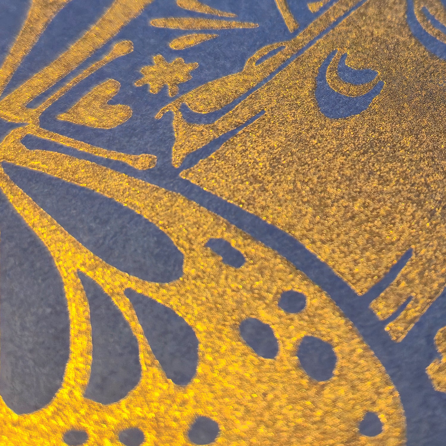 Impression de la linogravure de Viva Catrina