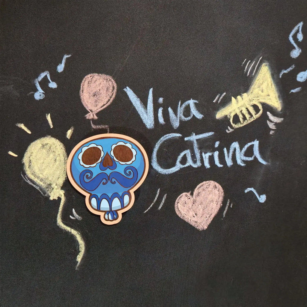 mise en situation magnet en bois bleuviva catrina