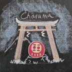 magnet charuma rouge en bois avec découpe laser