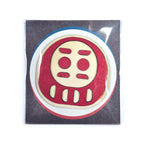 magnet charuma rouge en bois avec découpe laser