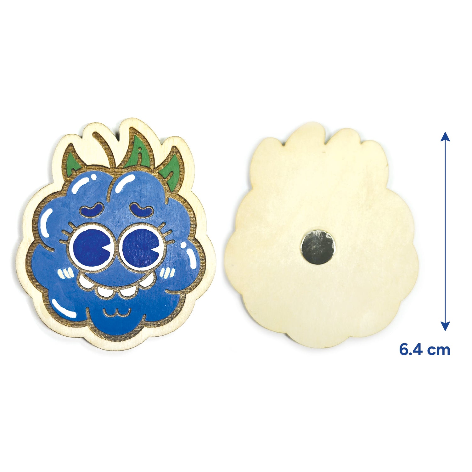 Magnet Mure Miams en bois découpe laser