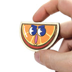 Magnet Orange Miams en bois découpe laser