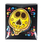 magnet en bois jaune viva catrina