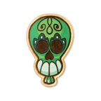 magnet en bois vert viva catrina