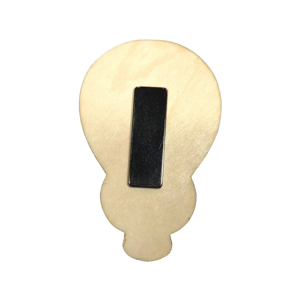 magnet en bois vert viva catrina