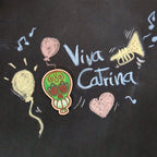mise en situation magnet en bois vert viva catrina