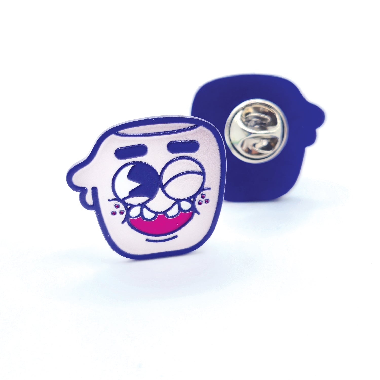 Pin's Chamallow Miams en métal émaillé