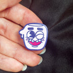 Pin's Chamallow Miams en métal émaillé