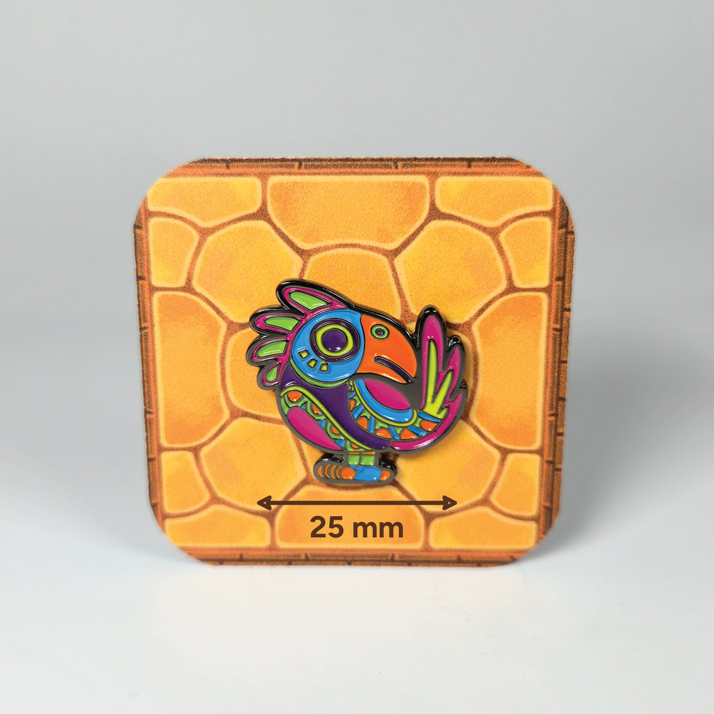 pin's métal émaillé toucan viva catrina