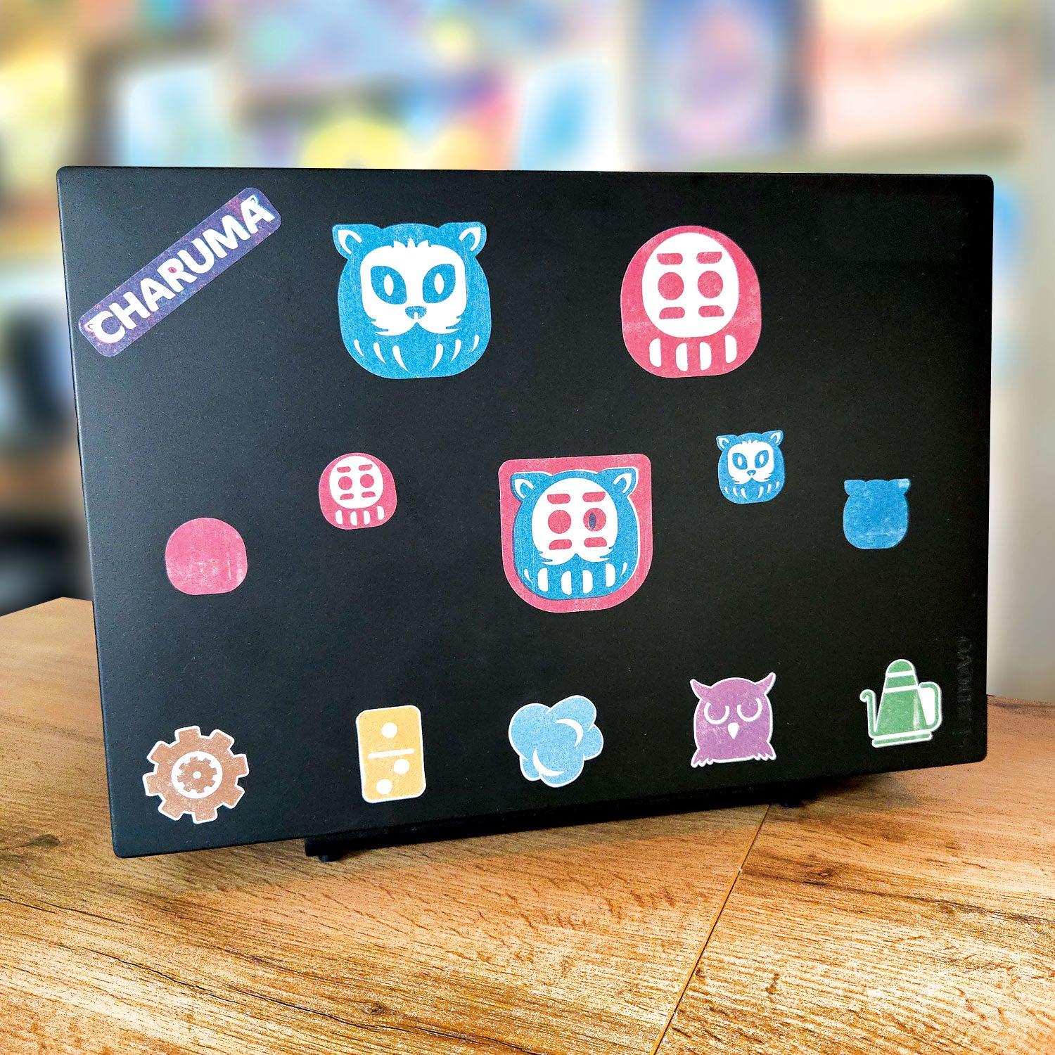 Planches de 27 stickers Charuma 2 formats A5
