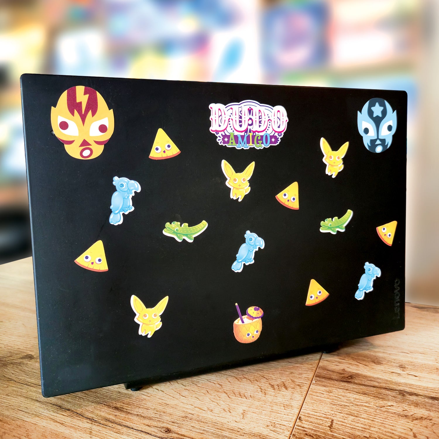 Planches de 23 stickers Dudo Amigo 2 formats A5