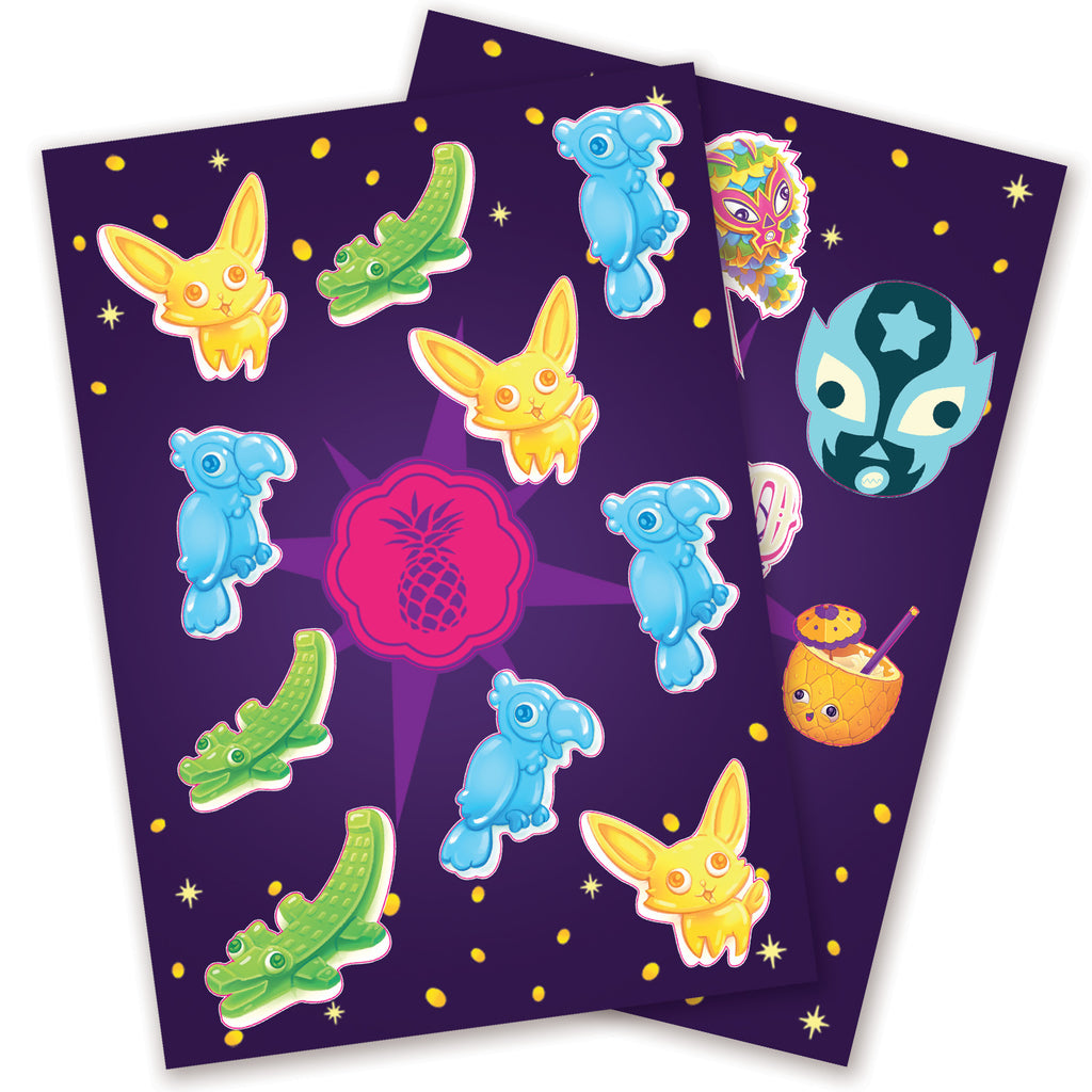 Planches de 23 stickers Dudo Amigo 2 formats A5