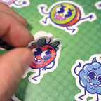 Planches de 32 stickers Miams 2 formats A5