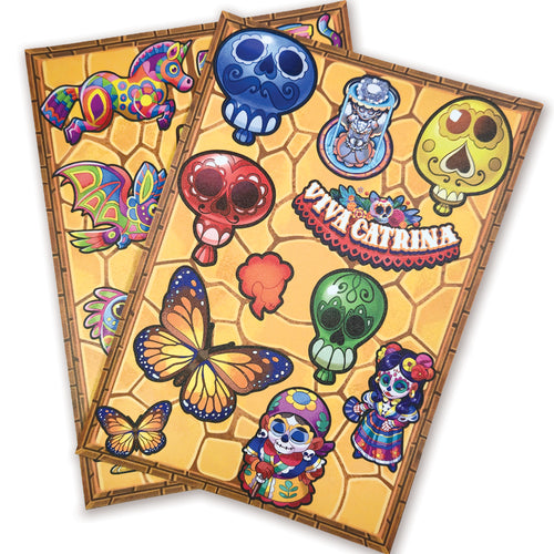 Première planche stickers Viva Catrina
