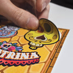 planche de sticker viva catrina