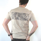 modèle homme dos t-shirt renard Viva Catrina