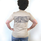 modèle femme dos t-shirt renard Viva Catrina
